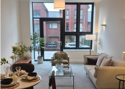 10 River House, Living room, The Chocolate Quarter retirement village