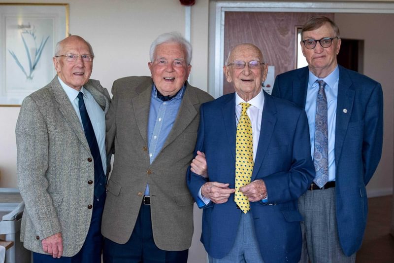 Jim's 100 years old birthday at St Monica Trust