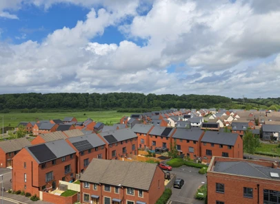 View from apartment, 12 Brookmead, The Chocolate Quarter