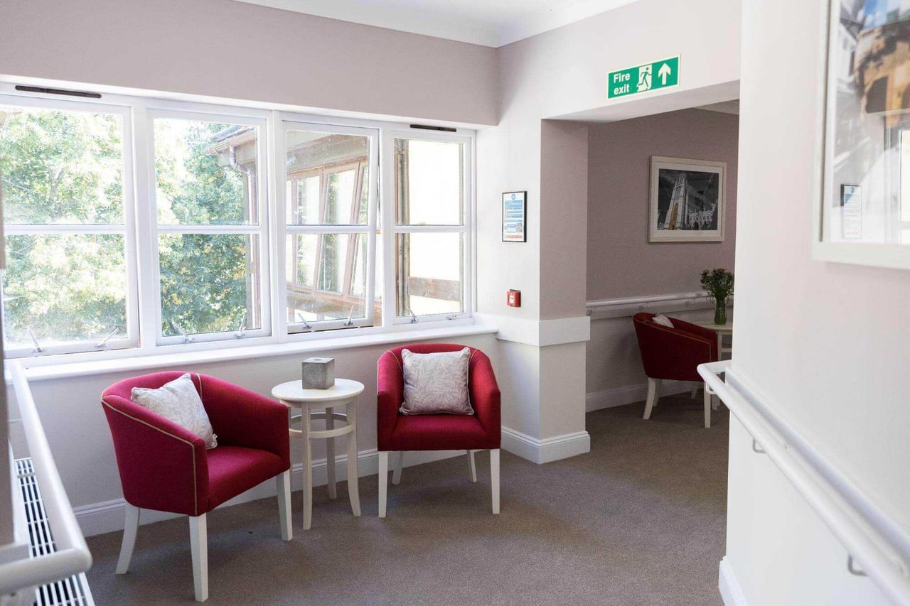 Newly refurbished lounge area