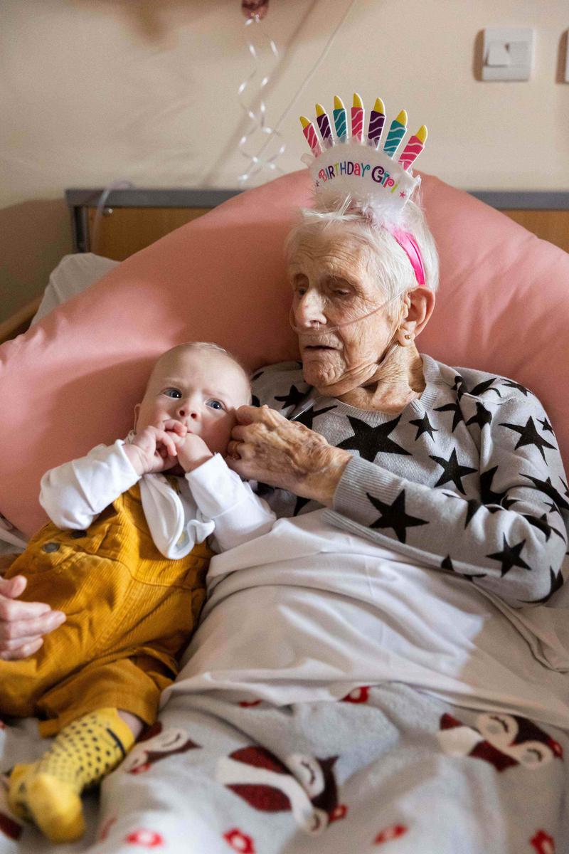 A resident 104th birthday at St Monica Trust care home