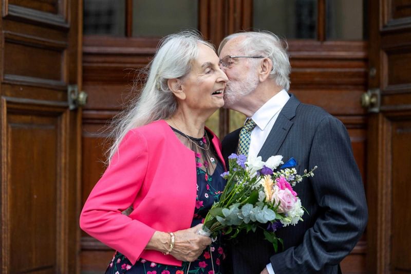 St monica trust Rosa and Chris wedding