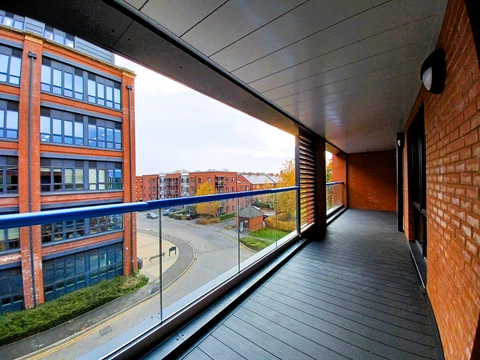 Millstream private balcony - The Chocolate Quarter retirement village