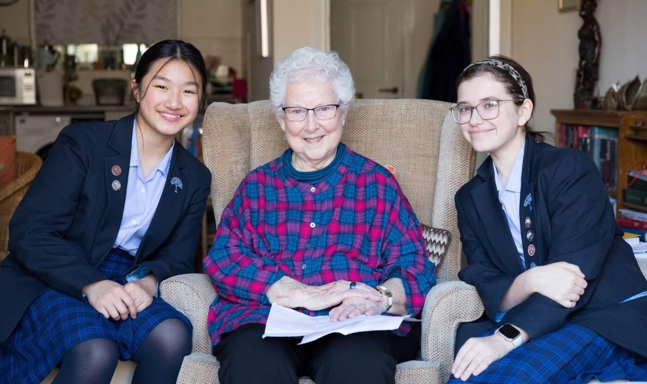 resident of retirement village of St Monica Trust star in children’s TV show