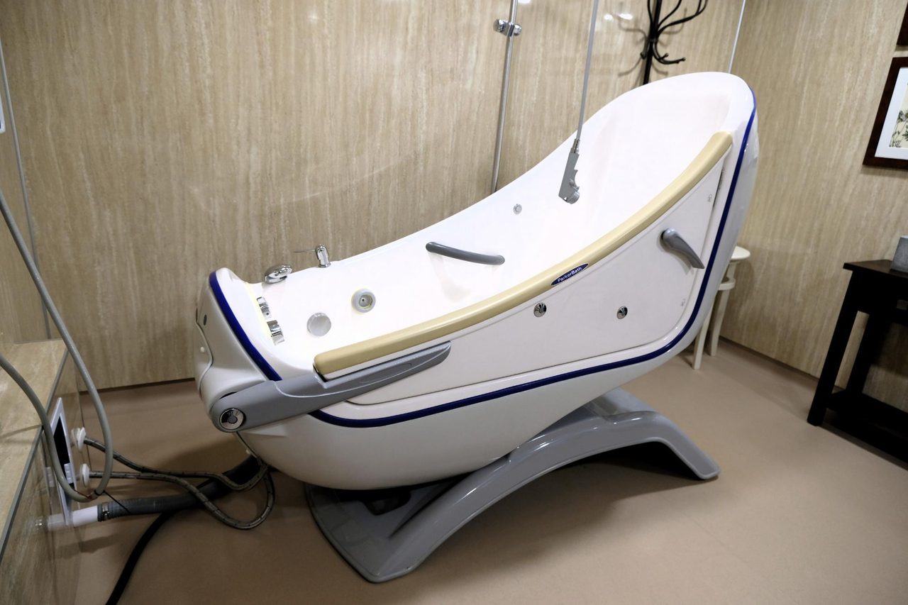 Assisted bathroom
