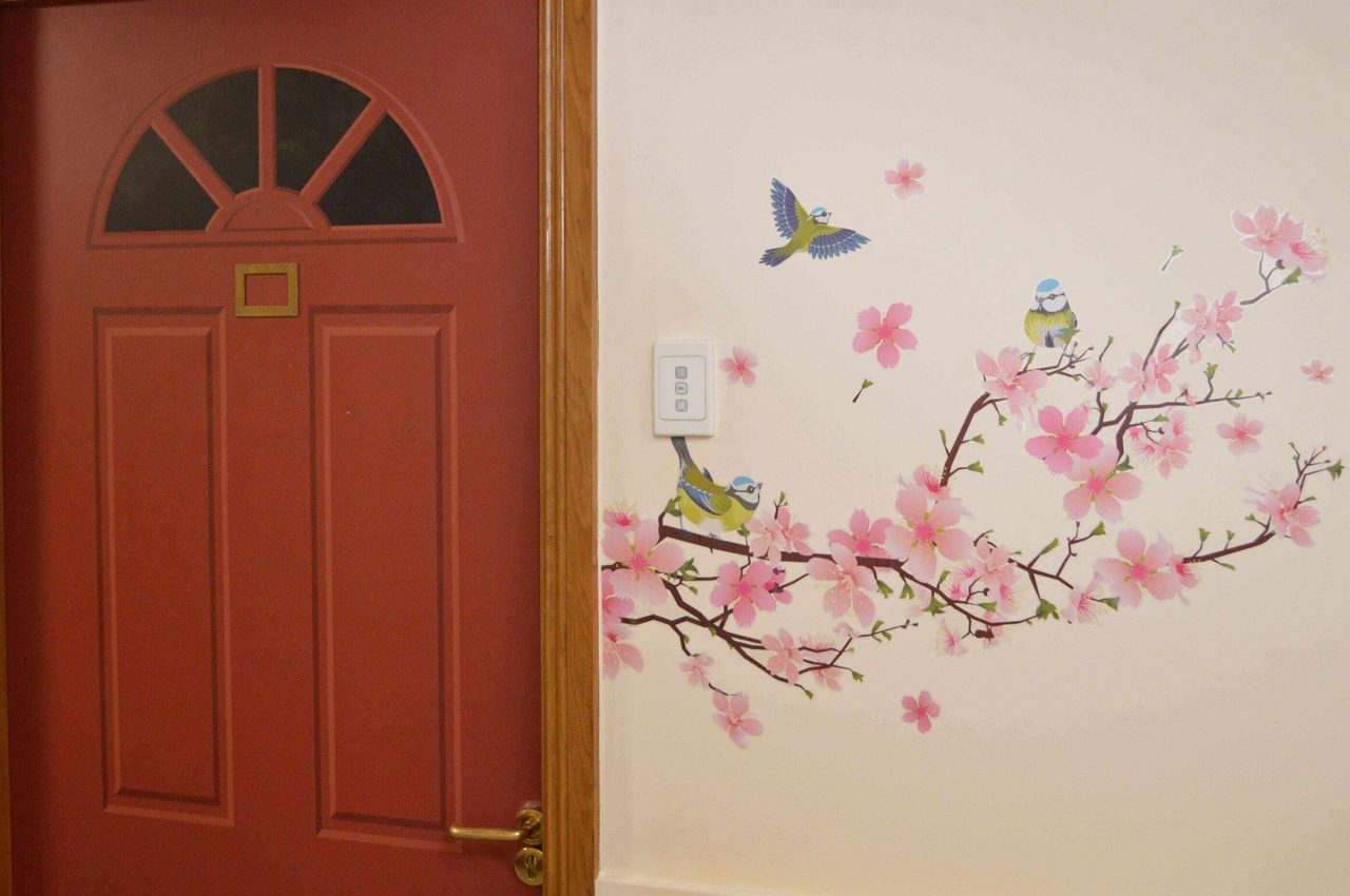 Wall art at John Wills House