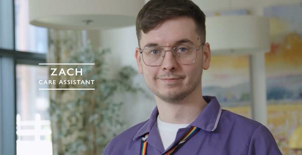 Work at st monica trust care assistant Zach